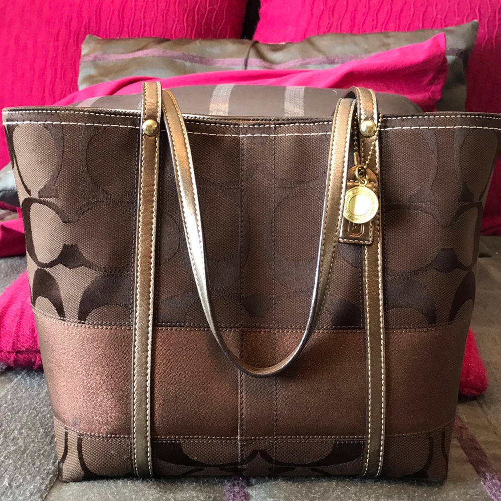 Brown Coach bag